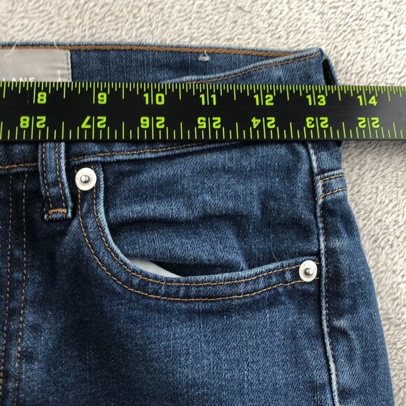 Everlane Womens Jeans Size 25 Skinny Mid Rise Ankle Blue Denim Casual Classic - Picture 4 of 16